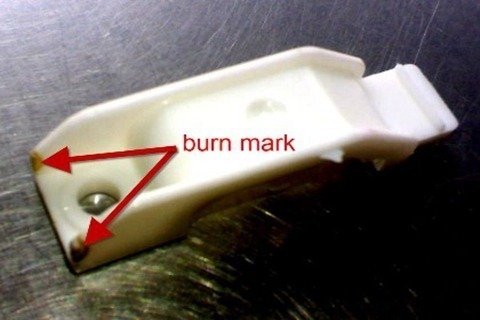 Burn marks in injection molding